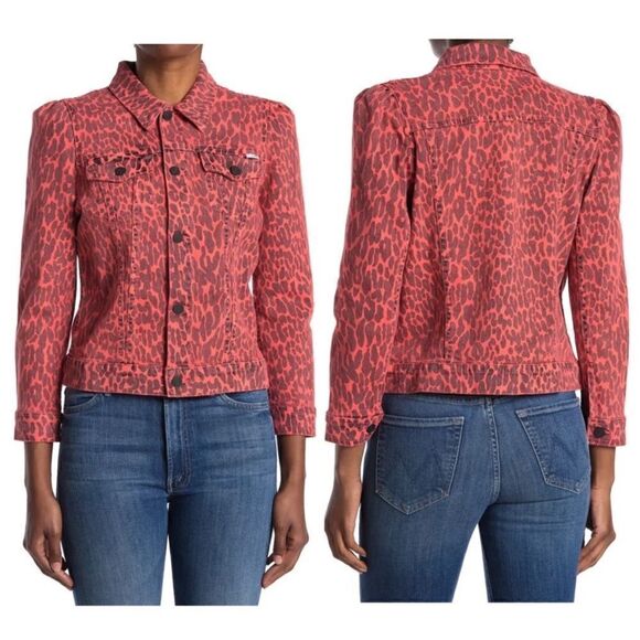 NEW MOTHER The Puffy Bruiser Jacket in Radioactive Paws Leopard Small - Picture 4 of 12